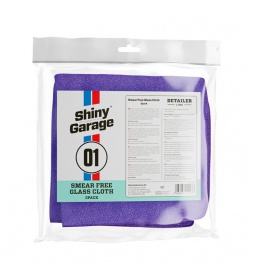 Shiny Garage Smear free Glass Cloth 2pack -zestaw mikrofibr do szyb