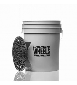 Work Stuff Detailing Bucket Grey Wheels + Separator - szare wiadro detailingowe z separatorem brudu