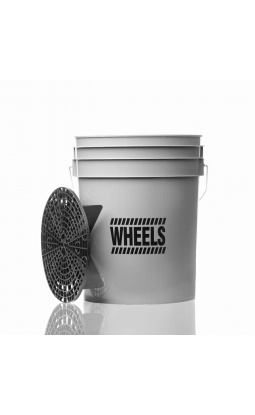 Work Stuff Detailing Bucket Grey Wheels + Separator - szare wiadro detailingowe z separatorem brudu - 1