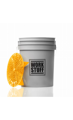 Work Stuff Detailing Bucket Grey Wheels + Separator - szare wiadro detailingowe z separatorem brudu - 1