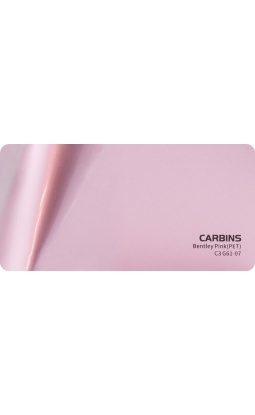 Carbins C3 G61-07 PET Bentley Pink - folia do zmiany koloru samochodu - 1