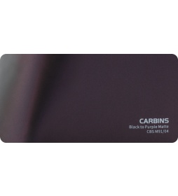 Carbins CBS M91/04 Black to Purple Matte - folia do zmiany koloru samochodu