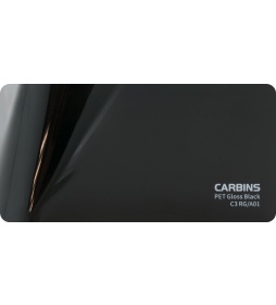 Carbins C3 RG/A01 PET Gloss Black - folia do zmiany koloru samochodu