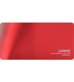 Carbins CBS M6/05 Ghost Metallic Poppy Red - folia do zmiany koloru samochodu