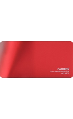 Carbins CBS M6/05 Ghost Metallic Poppy Red - folia do zmiany koloru samochodu - 1