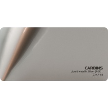 Carbins C3 CP-02 PET Liquid Metallic Silver - folia do zmiany koloru samochodu - 1