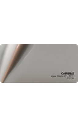 Carbins C3 CP-02 PET Liquid Metallic Silver - folia do zmiany koloru samochodu - 1