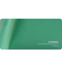 Carbins C3 M2112 PET Matte Metallic Emerald - folia do zmiany koloru samochodu