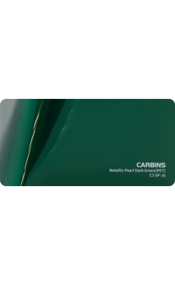 Carbins C3 SP-16 PET Metallic Pearl Dark Green - folia do zmiany koloru samochodu - 1