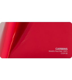 Carbins C3 SP-05 PET Metallic Pearl Red - folia do zmiany koloru samochodu