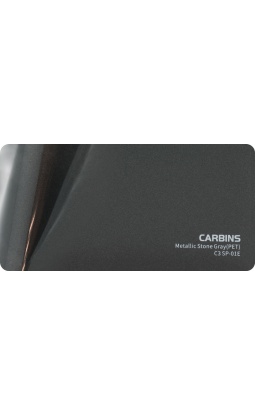Carbins C3 SP-01E PET Metallic Stone Gray - folia do zmiany koloru samochodu - 1
