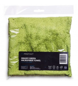 FX Protect Mikrofibra Grassy Green Boa 40x40 - mikrofibra bezkrawędziowa