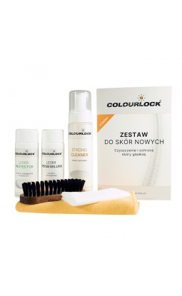 Colourlock Zestaw Strong Clean + Protector - zestaw do skór nowych - 1