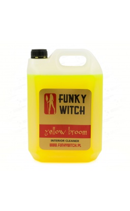 Funky Witch Yellow Broom Interior Cleaner 5L - preparat do czyszczenia wnętrza samochodu - 1