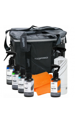 CarPro Maintenance Bag CQPRO Silver - torba termiczna detailingowa z zestawem kosmetyków - 1