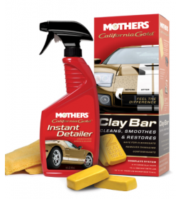 Mothers California Gold Clay Bar System - zestaw do glinkowania lakieru