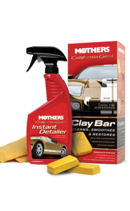 Mothers California Gold Clay Bar System - zestaw do glinkowania lakieru - 1