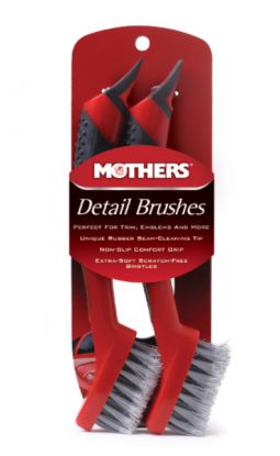 Mothers Detail Brushes - uniwersalne szczotki do czyszczenia elementów zewnętrznych - 1