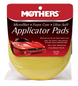 Mothers Microfiber Applicator Pads 2 szt. - aplikator z mikrofibry do wosków, sealantów, dressingów