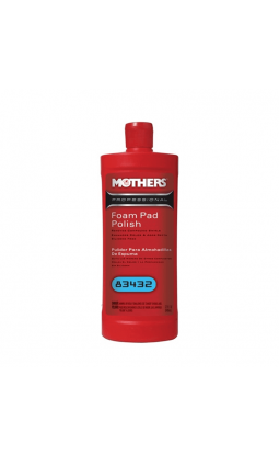 Mothers Professional Foam Pad Polish 946ml - wykończeniowa pasta polerska - 1