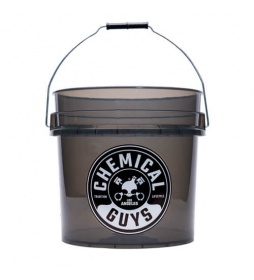 Chemical Guys Transparent Black Carwash Bucket 19L - wiadro detailingowe