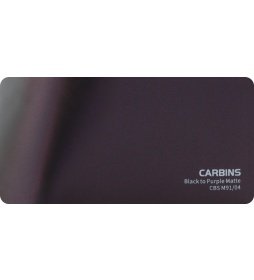 Carbins CBS M91/04 Black to Purple Matte 1MB - folia do zmiany koloru samochodu