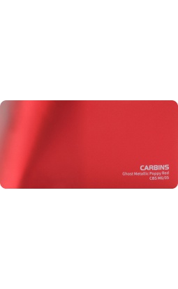 Carbins CBS M6/05 Ghost Metallic Poppy Red 1MB - folia do zmiany koloru samochodu - 1