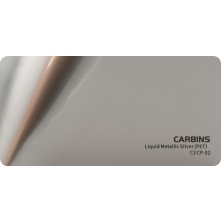 Carbins C3 CP-02 PET Liquid Metallic Silver 1MB - folia do zmiany koloru samochodu