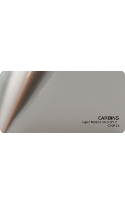 Carbins C3 CP-02 PET Liquid Metallic Silver 1MB - folia do zmiany koloru samochodu - 1