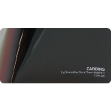 Carbins C3 HA105 PET Light-sensitive Black Charm Red 1MB - folia do zmiany koloru samochodu - 1