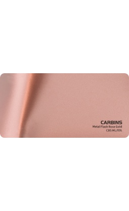 Carbins CBS ML/03L Metal Flash Rose Gold 1MB - folia do zmiany koloru samochodu - 1