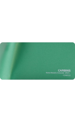 Carbins C3 M2112 PET Matte Metallic Emerald 1MB - folia do zmiany koloru samochodu - 1