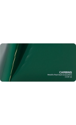 Carbins C3 SP-16 PET Metallic Pearl Dark Green 1MB - folia do zmiany koloru samochodu - 1