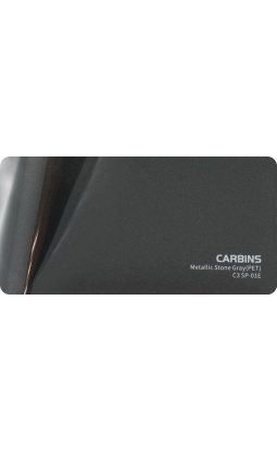 Carbins C3 SP-01E PET Metallic Stone Gray 1MB - folia do zmiany koloru samochodu - 1