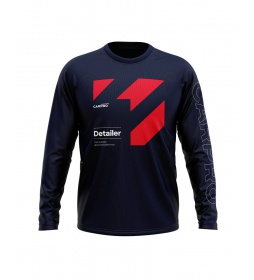 CarPro Long-Shirt Red Detailer XL - bluzka z długim rękawem