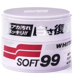 SOFT99 White Soft Wax - wosk do jasnych lakierów 350g