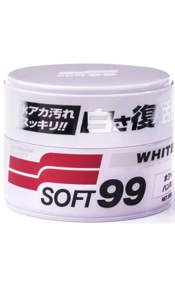 SOFT99 White Soft Wax - wosk do jasnych lakierów 350g - 1