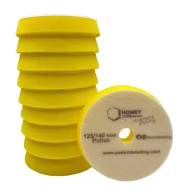 Honey Combination Zestaw 10 szt. Gąbka polerska R-DA Żółta 125/140/25mm