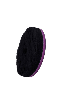 ZviZZer Doodle Wool-Pad Black 155mm - pad wełniany czarny, futro polerskie - 1