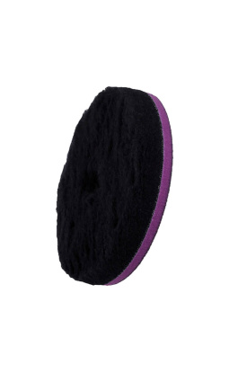 ZviZZer Doodle Wool-Pad Black 165mm - pad wełniany czarny, futro polerskie - 1