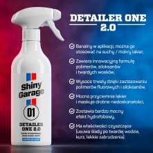 Shiny Garage Detailer One 2.0 500ml - quick detailer do lakieru - 3