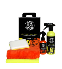 Blend Brothers Leather SET Soft - Pełen zestaw do delikatnego czyszczenia i zabezpieczenia skór w aucie