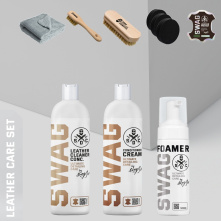 Swag ZESTAW LEATHER CARE SET - zestaw do czyszczenia i konserwacji tapicerki skórzanej - 1