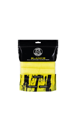 Blend Brothers BLANKIE 5-Pack Microfiber Yellow 40x40cm - zestaw 5 sztuk uniwersalnych mikrofibr - 1