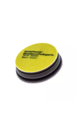 Koch Chemie Gąbka Fine Cut Żółta 76mm - gąbka polerska średnio twarda - 1