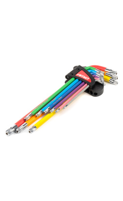 AMiO 04301 - zestaw długich kluczy Torx 9 szt. - 1