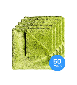 FX Protect Mikrofibra Grassy Green Boa 40x40 50pc - mikrofibra bezkrawędziowa