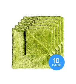 FX Protect Mikrofibra Grassy Green Boa 40x40 10pc - mikrofibra bezkrawędziowa