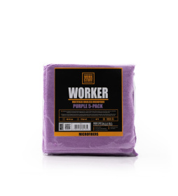 Work Stuff Worker 5-pack Purple - uniwersalna ściereczka z mikrofibry