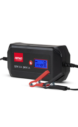 AMiO 04525 - prostownik cyfrowy Wet Max 10A 12/24V  - 1